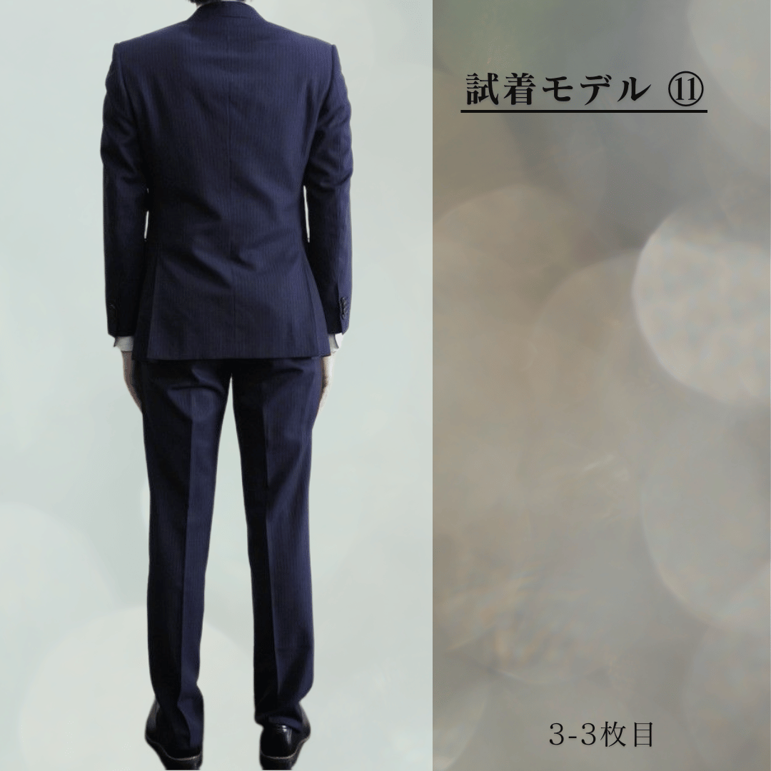 26｜最新モデル Paul Smith 2ボタンネイビーシャドーストライプスーツ 