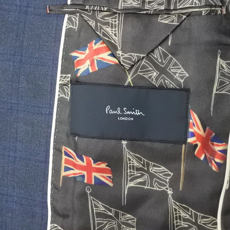 25｜最新モデル Paul Smith×REDA 2ボタンダークグレーウインドウペン 