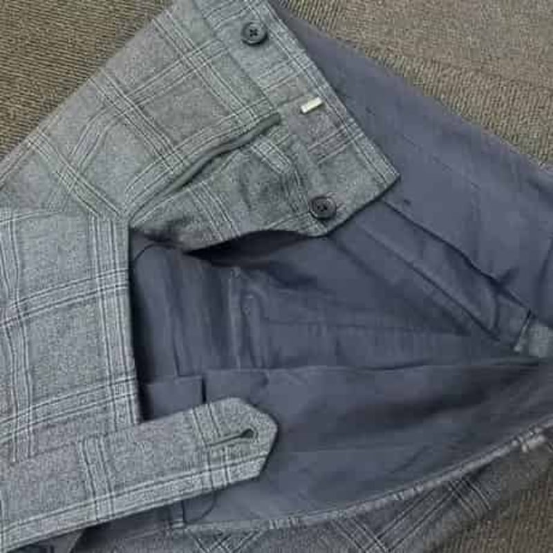 60|EDIFICE×REDA 段返り3Bダークグレーチェックスーツ(42) 定価 60|EDIFICE×REDA 段返り3Bダークグレーチェックスーツ(42) 定価