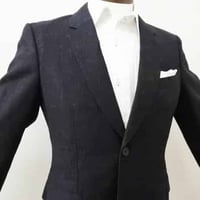 S25｜Paul Smith 2Bブラックチェックスーツ(S) 定価110,000円 ポールスミス