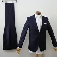 M83｜TAKEO KIKUCHI 2Bダークネイビーシャドーストライプスーツ(2) 定価88,000円 タケオキクチ