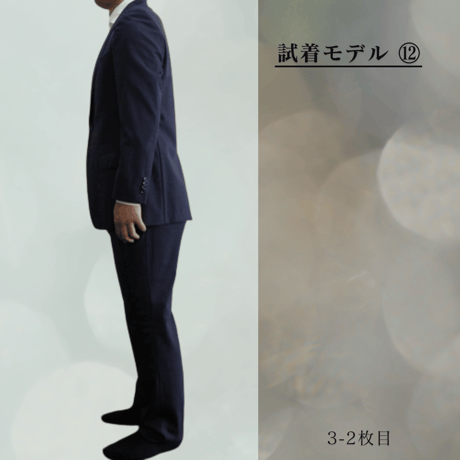 XL187｜D'URBAN( ダーバン) 2Bダークネイビーストライプスーツ(AB7)