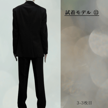 L154｜Paul Smith Collection 2Bブラックスーツ(L) 定価135,000円 ポールスミスコレクション