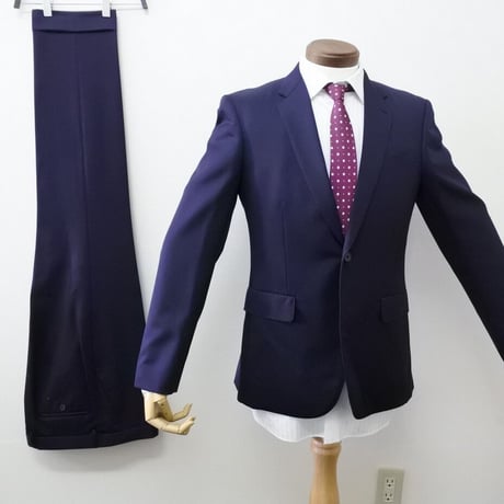 L142｜Paul Smith 2Bネイビースーツ(L) 定価110,000円 ポールスミス