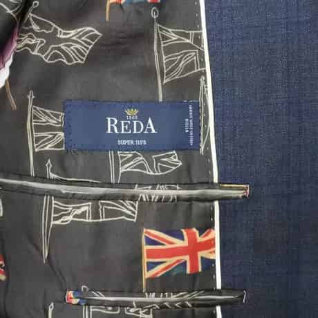 S18｜Paul Smith×REDA 2Bダークグレーウインドウペンスーツ(S) 定価113,000円 ポールスミス
