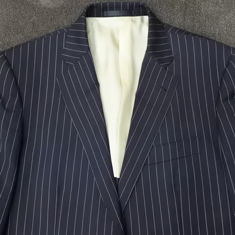 M62｜Paul Smith×Zegna 2Bダークネイビーストライプスーツ(M) 定価99,000円 ポールスミス