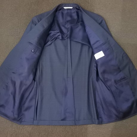 XL189｜D'URBAN( ダーバン) 2Bネイビーグレーチェックスーツ(AB7)