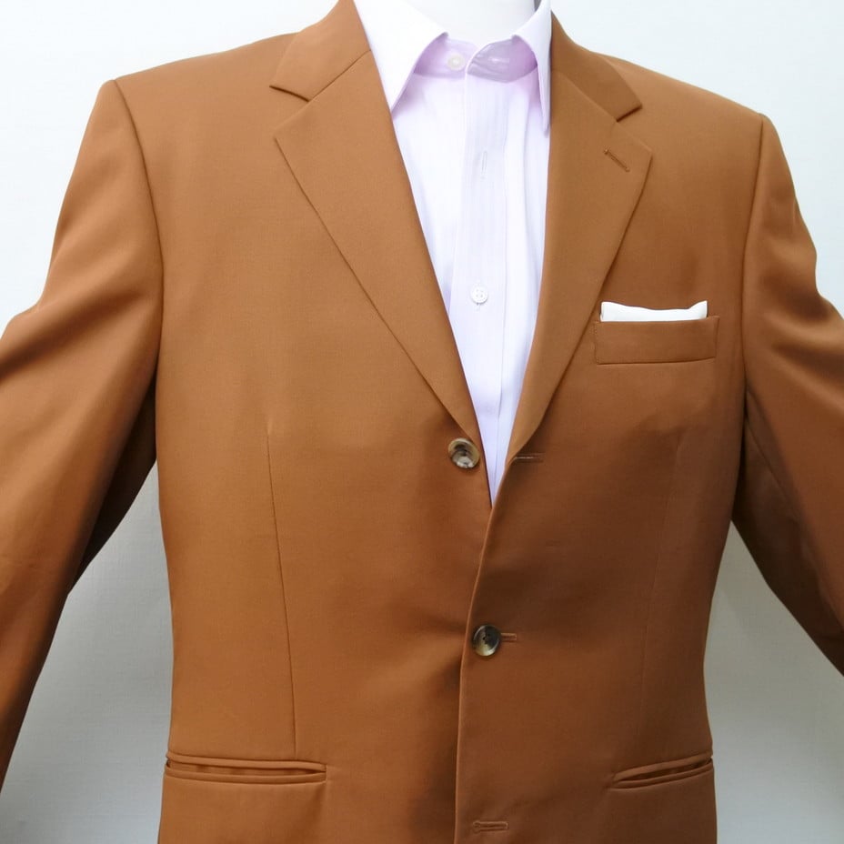 46｜Paul Smith 段返り3Bブラウンスーツ(XL) 定価121,000円