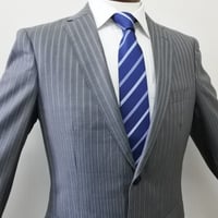 L135｜BLACKLABEL CRESTBRIDGE 2Bグレーストライプスーツ(40R) 定価110,000円 ブラックレーベルクレストブリッジ