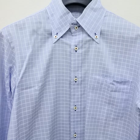 シャツM15｜BURBERRY BLACK LABEL  ブルーチェックシャツ(39)