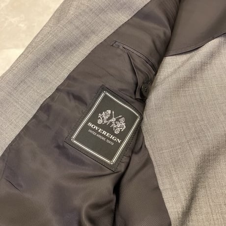 L171｜UNITED ARROWS SOVEREIGN 2Bブラウングレースーツ(54) 定価152,000円 ユナイテッドアローズ