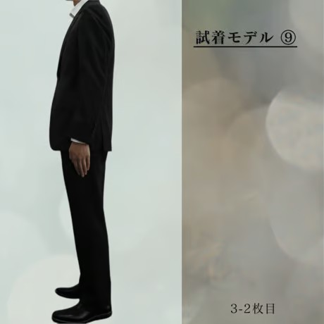 M77｜Paul Smith Collection✕CERRUTI ２ボタンブラックシャドーストライプスーツ(M) 定価135,000円 ポールスミスコレクション