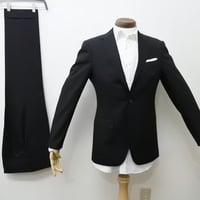 S31｜BEAMS F 段返り3Bブラックスーツ(44) 定価96,800円 ビームスF