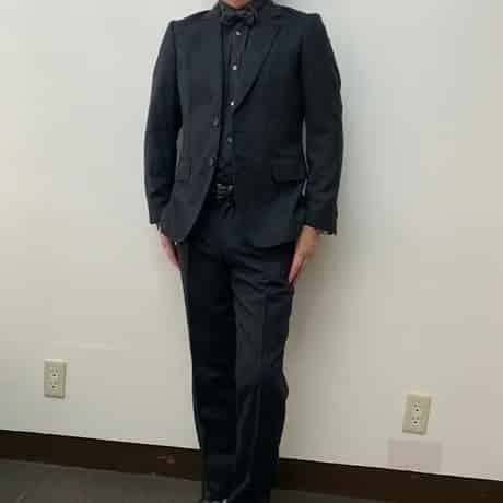 S25｜Paul Smith 2Bブラックチェックスーツ(S) 定価110,000円 ポールスミス