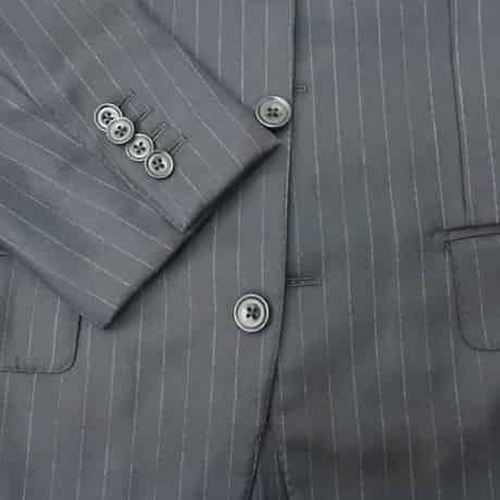 XS6｜International Gallery BEAMS 3Bネイビーストライプスーツ(42) 定価132,000円