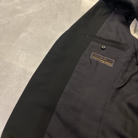 M114｜EDIFICE×CANONICO 段返り3Bブラックスーツ(46(48)) 定価99,000円 エディフィス