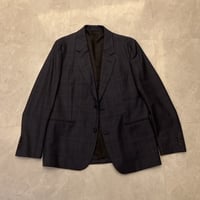 M119｜Paul Smith SOHO×CANONICO 2Bネイビーグレーチェックスーツ(M2) 定価132,000円 ポールスミス