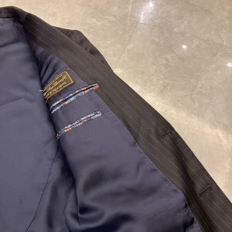 S17｜Paul Smith SOHO 2Bダークネイビーストライプスーツ(S) 定価132,000円 ポールスミス