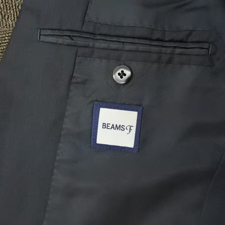 103｜BEAMS F 2Bダークネイビーシャドーストライプスーツ(46
