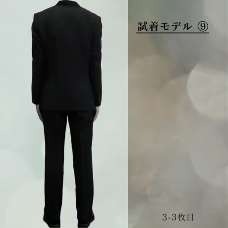 M77｜Paul Smith Collection✕CERRUTI ２ボタンブラックシャドーストライプスーツ(M) 定価135,000円 ポールスミスコレクション