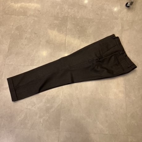 S44｜Paul Smith SOHO×Zegna 2Bダークグレーストライプスーツ(S) 定価112,000円 ポールスミス