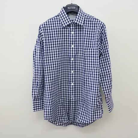 シャツM12｜Harvie&Hudson ギンガムチェックシャツ(M)