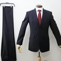 S15｜Paul Smith×ロロピアーナ 2Bグレーストライプスーツ(S) 定価99,000