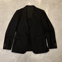 M71｜TAKEO KIKUCHI 2Bブラックシャドーマイクロチェックスーツ(2) 定価77,000円  タケオキクチ