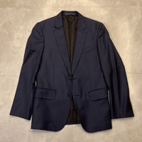 S17｜Paul Smith SOHO×ロロピアーナ 2Bネイビーストライプスーツ(S) 定価111,000円 ポールスミス