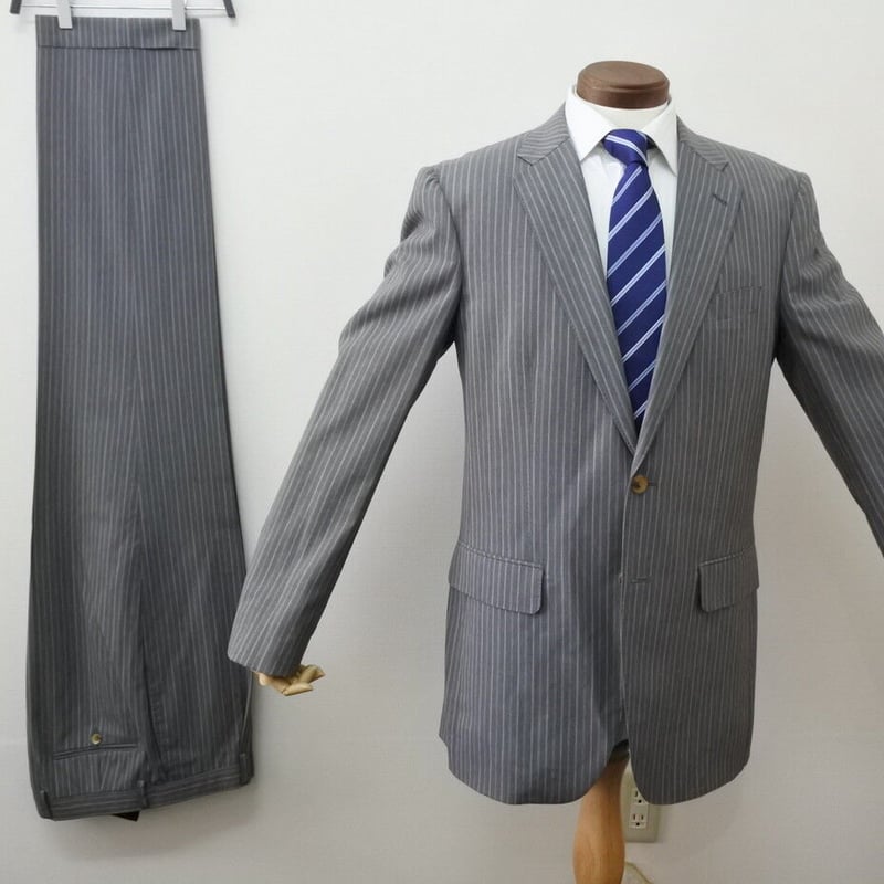 PS Paul Smith 　スーツ　セットアップ　ドット　グレー　L Paul Smith - ポールスミス 千鳥格子柄 スーツ 上下 セットアップ L 黒