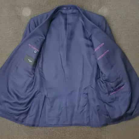 S19｜Paul Smith 2Bネイビーシャドーストライプスーツ(S) 定価98,000円 ポールスミス