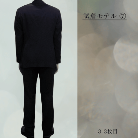 XL182｜UNITED ARROWS SOVEREIGN 段返り3Bダークネイビースーツ(50) 定価152,000円 ユナイテッドアローズ