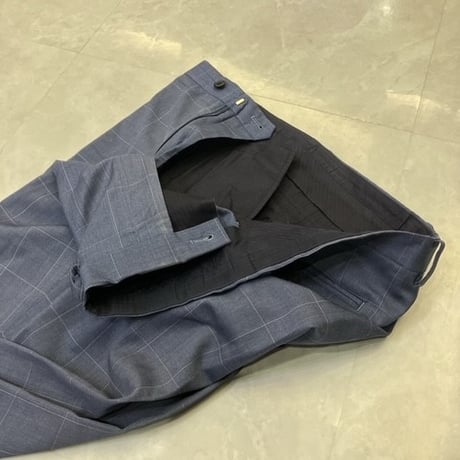 XL189.5｜Paul Smith×REDA 2Bブルーグレーウインドウペンスーツ(L2) 定価101,000円 ポールスミス