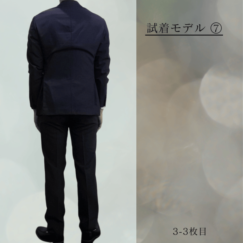 UNITED ARROWSダークネイビースーツ