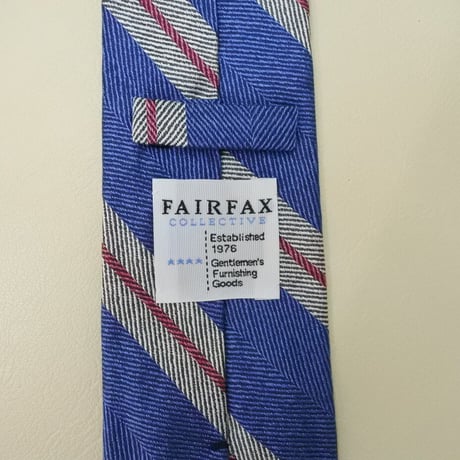 N17｜FAIR FAX ブルー系レジメンタイ