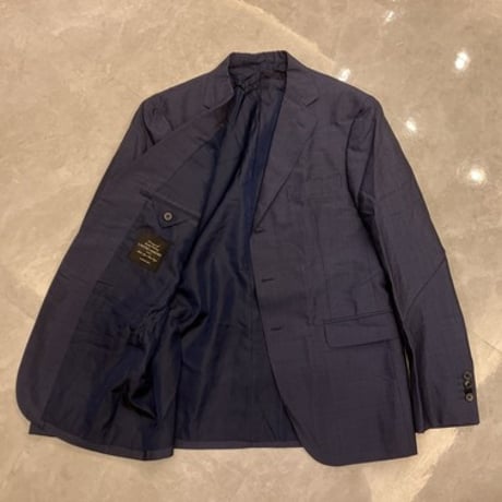 XL184.5｜UNITED ARROWS 段返り3Bブルーネイビースーツ(50) 定価84,700円 ユナイテッドアローズ