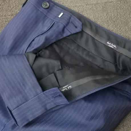 S19｜Paul Smith 2Bネイビーシャドーストライプスーツ(S) 定価98,000円 ポールスミス