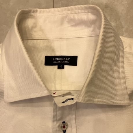 シャツXL3｜BURBERRY BLACK LABEL ホワイトシャツ(42)XLサイズ
