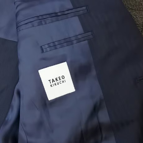 M83｜TAKEO KIKUCHI 2Bダークネイビーシャドーストライプスーツ(2) 定価88,000円 タケオキクチ