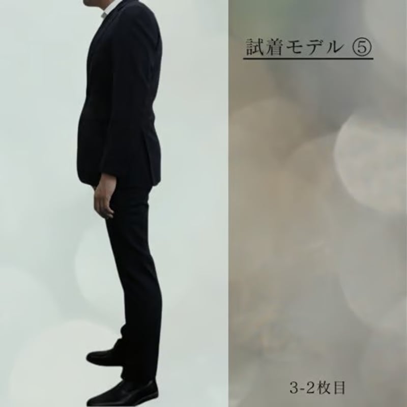 美品 BEAMS F スーツ ネイビー　サイズ48 L相当 ウール100% BEAMS F〉やや変化のある新作のネイビースーツはこちらで