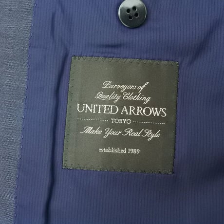 L168｜UNITED ARROWS 2Bネイビースーツ(48) 定価84,700円 ユナイテッドアローズ