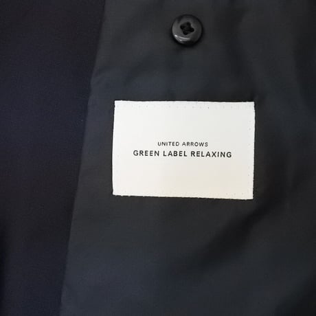 XL193｜UNITED ARROWS GREEN LABEL RELAXING 2Bネイビースーツ(50) ユナイテッドアローズ