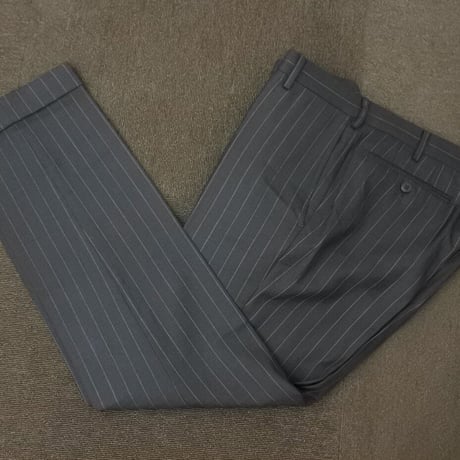 XL191｜UNITED ARROWS 2Bダークグレーストライプスーツ(50) 定価84,700円 ユナイテッドアローズ