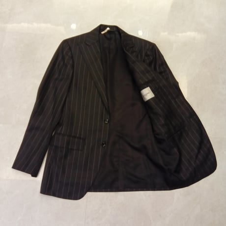 XL175｜D'URBAN( ダーバン) 2Bダークグレーストライプスーツ(Y7)