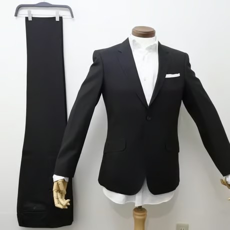 M78｜Paul Smith Collection ２Bブラックドット柄スーツ(M) 定価125,000円 ポールスミスコレクション