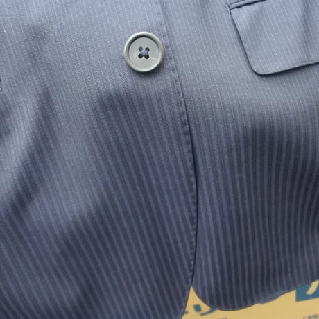 L137｜Paul Smith 2Bネイビーストライプスーツ(L) 定価88,000円 ポールスミス