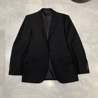 S39｜Internationai Gallery BEAMS 段返り3Bブラックスーツ(44) 定価132,000円 インターナショナルギャラリービームス