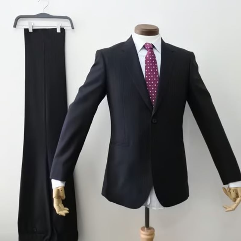 M107｜Paul Smith(ポールスミス) 2Bブラックストライプスーツ(M) 定価