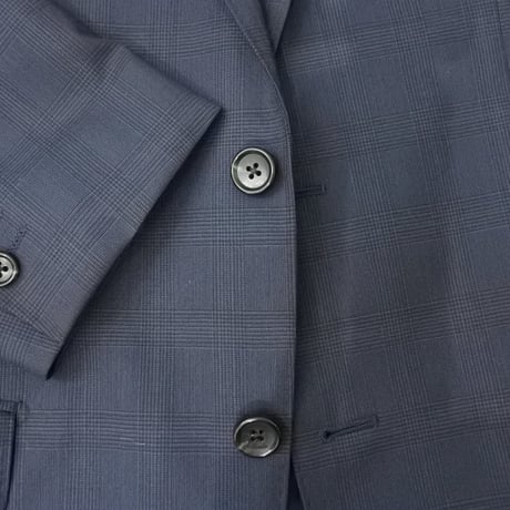 XL189｜D'URBAN( ダーバン) 2Bネイビーグレーチェックスーツ(AB7)