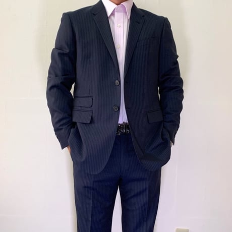 L139｜Paul Smith The Byard 2Bネイビーストライプスーツ(L) 定価121,000円 ポールスミス